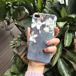 Carcasa pentru iPhone, model retro cu magnolii, Neer