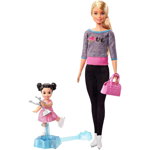 Set Barbie by Mattel I can be Sport 2 papusi cu accesorii FXP38, Barbie