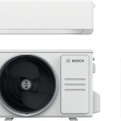 Aparat de aer conditionat Bosch Climate 7000i, 9000 BTU Wi-Fi, Clasa A+++/A+++, functie Save Plus, functie Power Control, Wind Avoid Me,3D Airflow, i-Clean, Follow me, alb