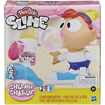 Set Play-doh Slime Chewin Charlie Slime Bubble Maker Toy (e8996) 