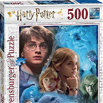 Puzzle Harry Potter , Hermione & Ron XXL , 300 piese , 49x36cm, Negru, Ravensburger