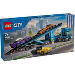 LEGO® City - Camion transportor de masini sport 60408, 998 piese, Lego