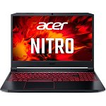 Laptop Gaming Acer Nitro 5 AN515-44 cu procesor AMD Ryzen 5 4600H pana la 4.00 GHz, 15.6", Full HD, 144Hz, 8GB, 512GB SSD, NVIDIA GeForce GTX 1650Ti 4GB, No OS, Black