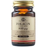 Acid folic Folacin 800mcg, 100 tablete, Solgar, Solgar