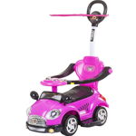 Masinuta de Impins Chipolino cu Maner si Copertina Super Car Pink, Chipolino