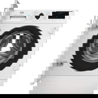 Masina de spalat rufe incorporabila Beko B3WBT691415W, 9 kg, 1400 RPM, SteamCure, Motor ProSmart Inverter, AddXtra, IronFast, SteamCure, Recycled Tub, Clasa A, Display LED, Alb, BEKO