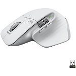 Mouse Wireless LOGITECH MX Master 3S 910-006560, 8000 DPI, Bluetooth, Pale Grey