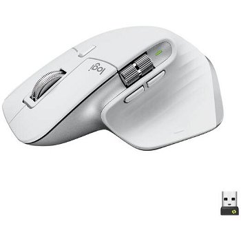 Mouse Wireless LOGITECH MX Master 3S 910-006560, 8000 DPI, Bluetooth, Pale Grey