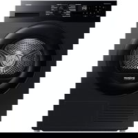 Uscator de rufe Samsung DV90DG52A0ABLE, 9 kg, Pompa de caldura, WiFi SmartThings, Afisaj LED, Clasa C, AI Ecobubble, SpaceMax, Super Speed 39 min, Quick Dry, Optimal Dry, Negru