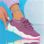 Pantofi Sport, culoare Mov, material Textil - cod: P9574, Sevan