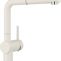 Baterie bucatarie Blanco Linux-S cu dus extractibil  alb antic, Blanco