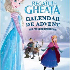 Disney. Regatul de gheata. Calendar de advent. Set cu 24 de carticele (transport gratuit)