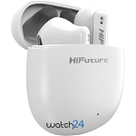 Casti Bluetooth 5.2 HiFuture ColorBuds2 TWS Earbuds, Microfon, Raspundere Apel, Accesare vocala Siri sau Google Assistance, HD Voice, Control media, Touch pe casca, Alb, HiFuture