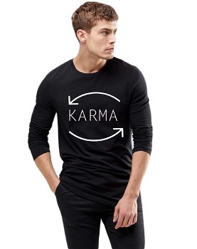 Bluza barbati neagra - Karma, THEICONIC