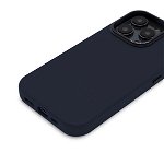 Carcasa din piele naturala Decoded BackCover MagSafe compatibila cu iPhone 14 Pro Max Navy Blue, Decoded