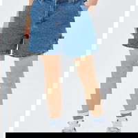 KOTON, Blugi scurti cu talie medie, Albastru, 34 KOTON, Blugi scurti cu talie medie, Albastru, 34