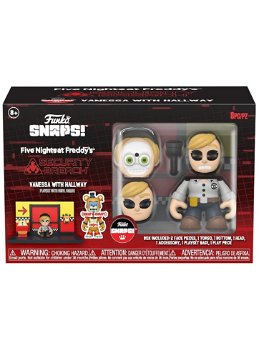 Snaps Five Nights At Freddys Security Breach Vanessa With Hallway Playset 9cm 