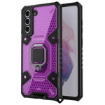 Husa telefon pentru Samsung Galaxy S22 Plus, Honeycomb Armor, Techsuit, rose-violet