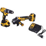 DeWALT - Set 2 scule 18V DCD796, DCF887, 2 acumulatori 5Ah, incarcator, cutie DS150 [DCK266P2-QW]