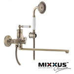 Baterie Cada cu Para de Dus Mixxus Premium FRANCO 006-25CM EURO din Alama Argintiu
