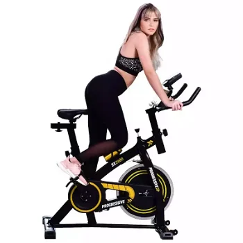 Bicicleta fitness pentru spinning PROGRESSIVE SX2000 Greutate maxima utilizator 110 kg Bluetooth Calcul calorii timp distanta puls