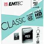 microSD 64GB SDHC CL.10 Classic + Adaptor, Emtec