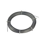 Cablu de otel 0,75mm cu PVC-manson, 100m Inel, galvanizat, Schrack