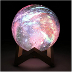 Lampa de veghe, 3D Moon Lamp Galaxy, telecomanda, Tenq Online