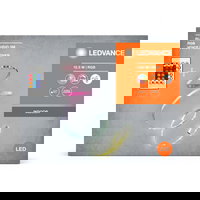 Kit Banda LED RGB Ledvance FLEX Audio cu Telecomanda, 12.5W, 220-240V, lumina color, dimabila, sincronizare muzica, IP20, 3 metri, Ledvance