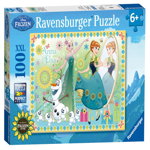 Ravensburger - Puzzle Frozen, 100 piese