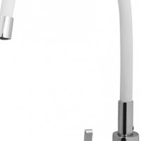 Baterie de bucatarie Pyramis FLESSI ALB, cartus ceramic, monocomanda, culoare alb