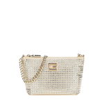 Gilded mini shoulder bag, Guess