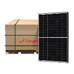 Panou solar fotovoltaic monocristalin, Canadian Solar Hiku CS6L-450MS-BKFR, 450Wp, 120 celule, eficienta 21.5%, rama neagra, Canadian Solar