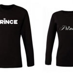 Set bluze negre pentru cupluri PRINCE si Princess, Zoom Fashion Store