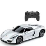 Masina cu telecomanda Porsche Spyder 918 argintiu 1: 24, Rastar, 