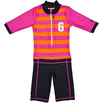 Costum de Baie Swimpy Sport Pink Marime 92-104 Protectie UV, Swimpy