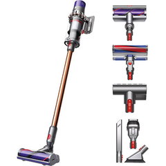 Aspirator vertical Dyson V10 Absolute, 525 W, 25.2V, 0.76 l, autonomie 60 min, gri/portocaliu Aspirator vertical Dyson V10 Absolute, 525 W, 25.2V, 0.76 l, autonomie 60 min, gri/portocaliu
