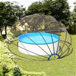 vidaXL Cupolă pentru piscină, 559 x 275 cm, vidaXL