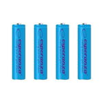 Set 4 Acumulatori Reincarcabili 1000MAH AAA / R3 Albastru, Esperanza