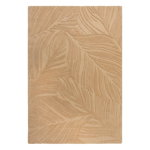Covor, Flair Rugs, Lino Leaf, Crem, 160 x 230 cm