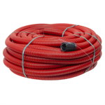 Tub flexibil tip copex, pentru protectie cablu, 50mm, 450N, 50ml, rosu / TCPE50, 