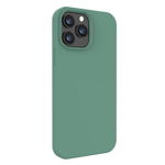 Husa Protectie Spate Lemontti Liquid Silicon LHLSI13PFG pentru iPhone 13 Pro (Verde), Lemontti