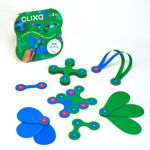 Set Clixo de construit cu magnet, Itsy pack Blue-Green 18, Clicstoys