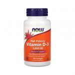 Vitamina D3 Now Foods 1000 IU, 180 capsule