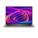 Laptop DELL XPS 15 (9510), Intel Core i7-11800H 4.8 GHz, 15.6 inch, FHD+, 32GB RAM, 1TB SSD, RTX 3050Ti, Platinum Silver cu palmrest Black carbon fiber