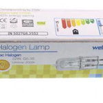 Bec halogen Well,sticla clara,G6.35,52W,2000 ore lunima calda