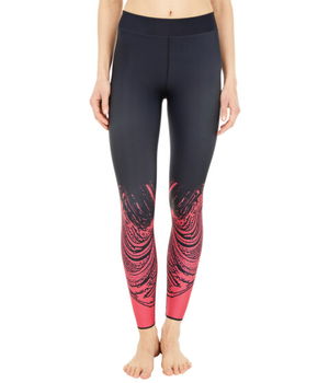 Imbracaminte Femei cor designed by Ultracor Emulsion Leggings Red Print, cor designed by Ultracor
