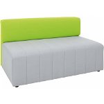 Canapea pentru gradinita gri-verde Modern ignifug, Moje Bambino