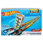 Lansator cu masinuta pista pentru acceleratii maxime Hot Wheels, Hot Wheels