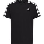 Tricou de bumbac cu decolteu la baza gatului, adidas Sportswear